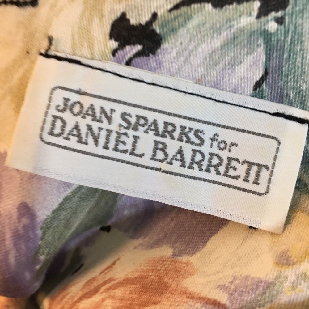 Joann Sparks for Daniel Barrett VTG Floral 80's Dress Size 12 - Picture 9 of 10